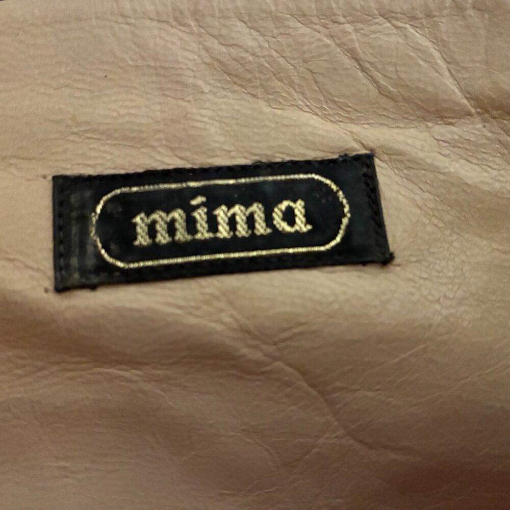 Designed by Mima, Women's Brown Leather Heeled Boots - Picture 5 of 8